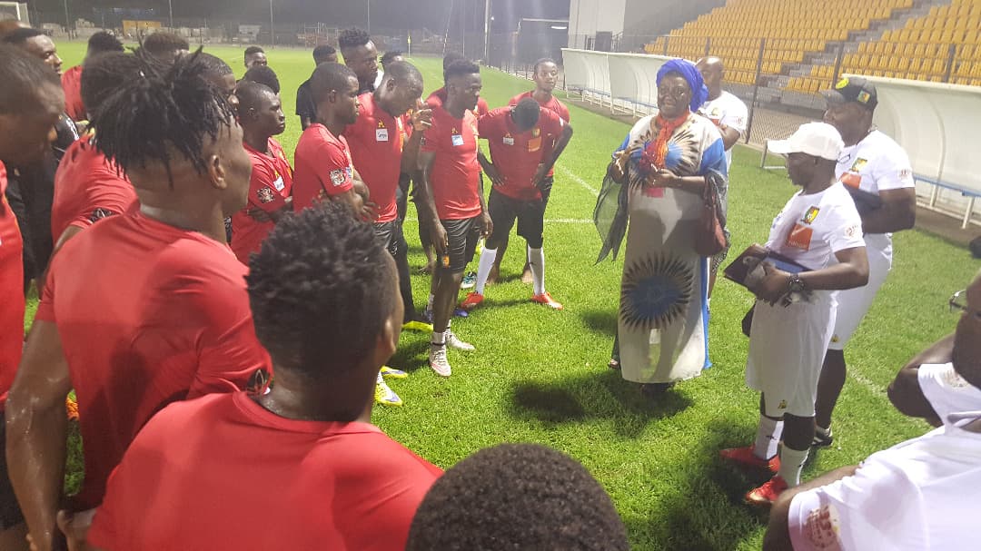 Littoral Sports delegate visits Intermediate Lions in training