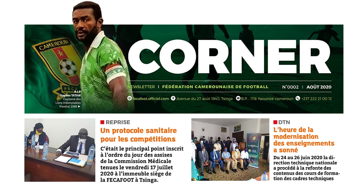 Corner édition N°2 mois de juillet 2020
