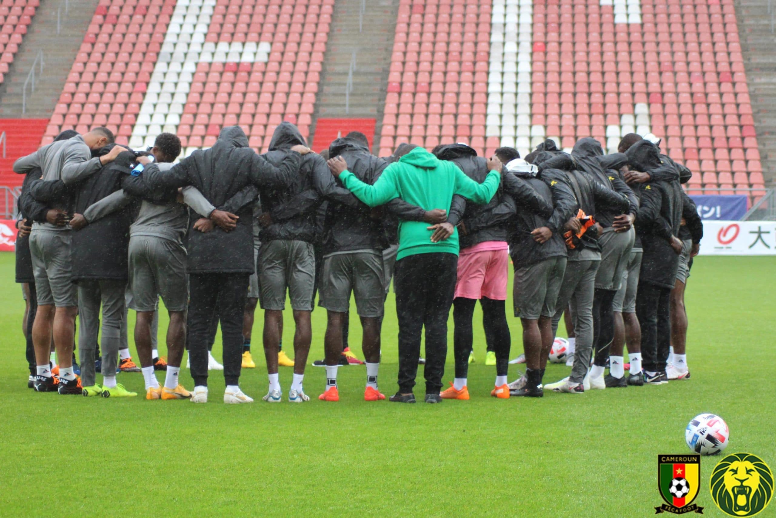 Japon Vs Cameroun: Séance d’entraînement de veille de match