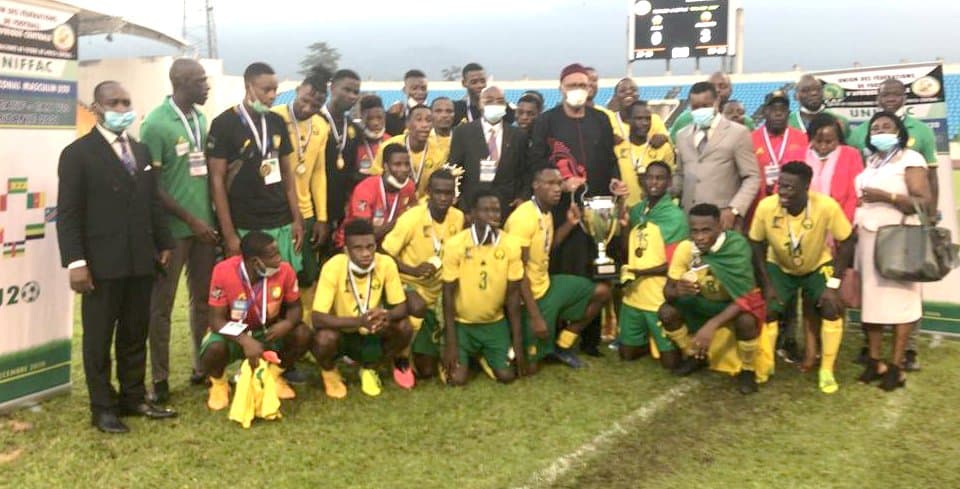 Uniffac : Le Cameroun remporte de trophée de l’édition 2020 du tournoi des moins de 20 ans