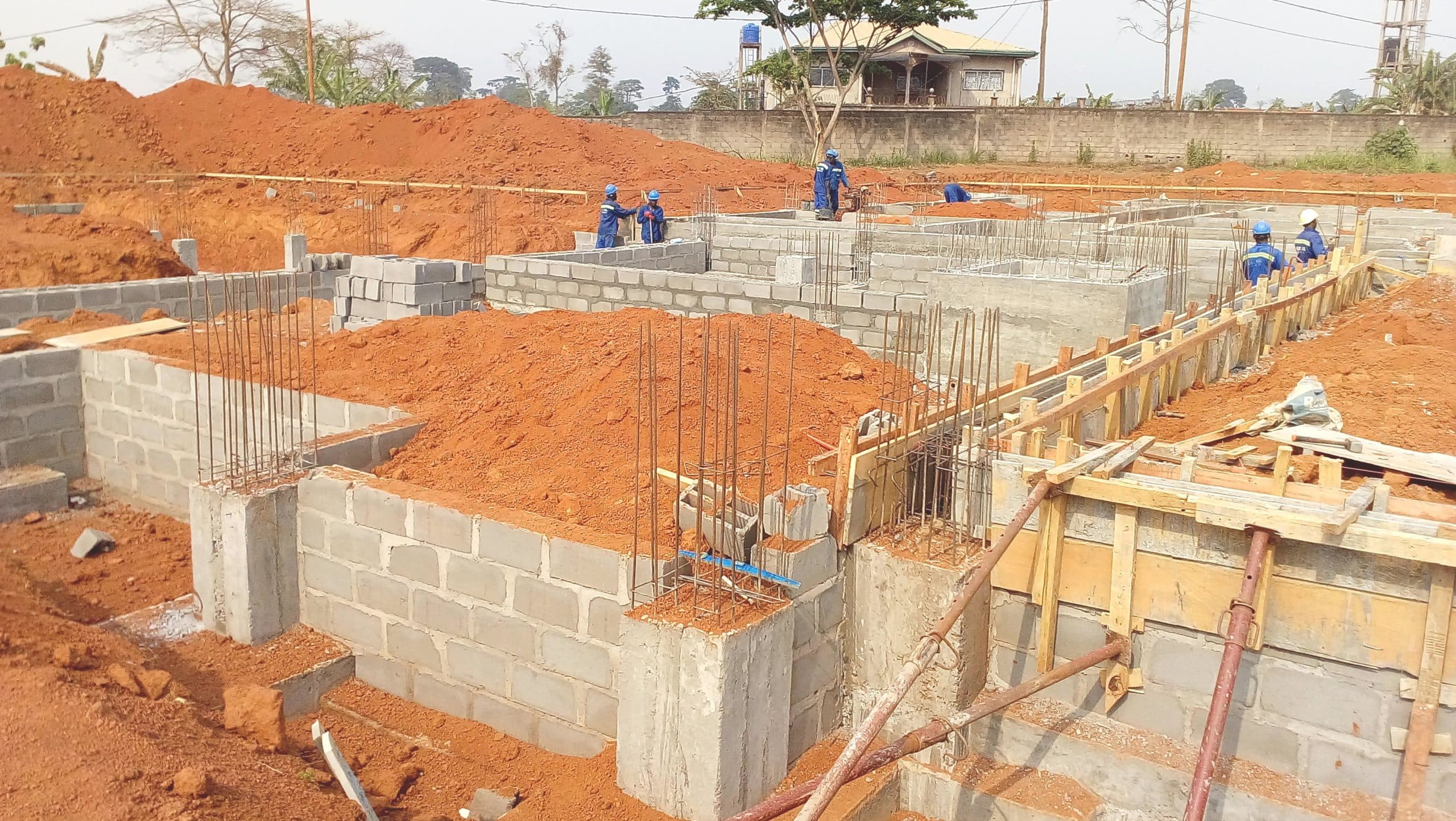 Centre technique FECAFOOT : Les travaux de réhabilitation et de modernisation vont bon train.