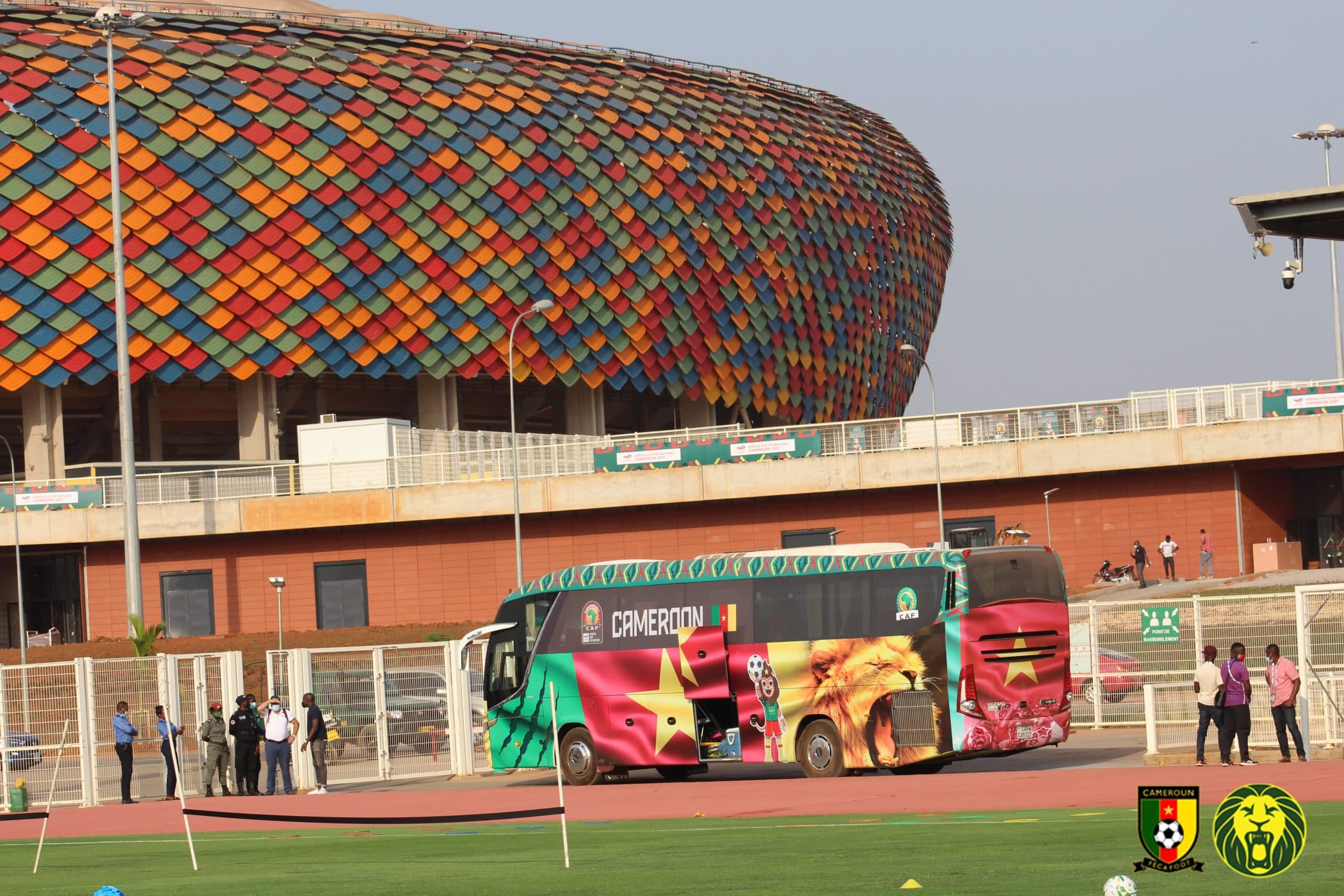 Les Lions Indomptables prennent contact avec Olembe