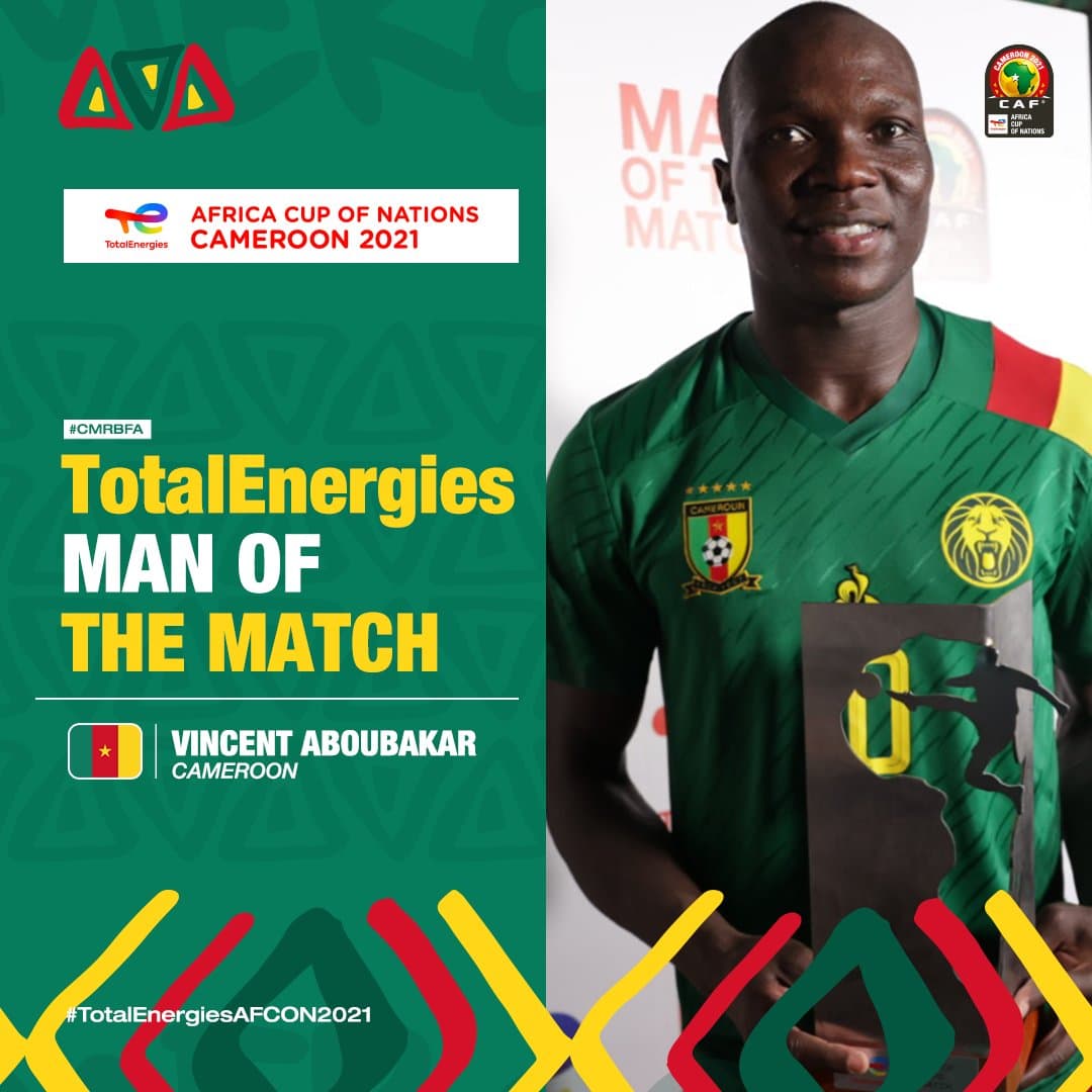 Cameroun 2 – 1 Burkina Faso : Vincent Aboubakar homme du match