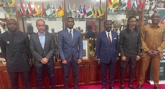 LE PRESIDENT DE LA FECAFOOOT REÇU EN AUDIENCE PAR LE MINISTRE DES SPORTS