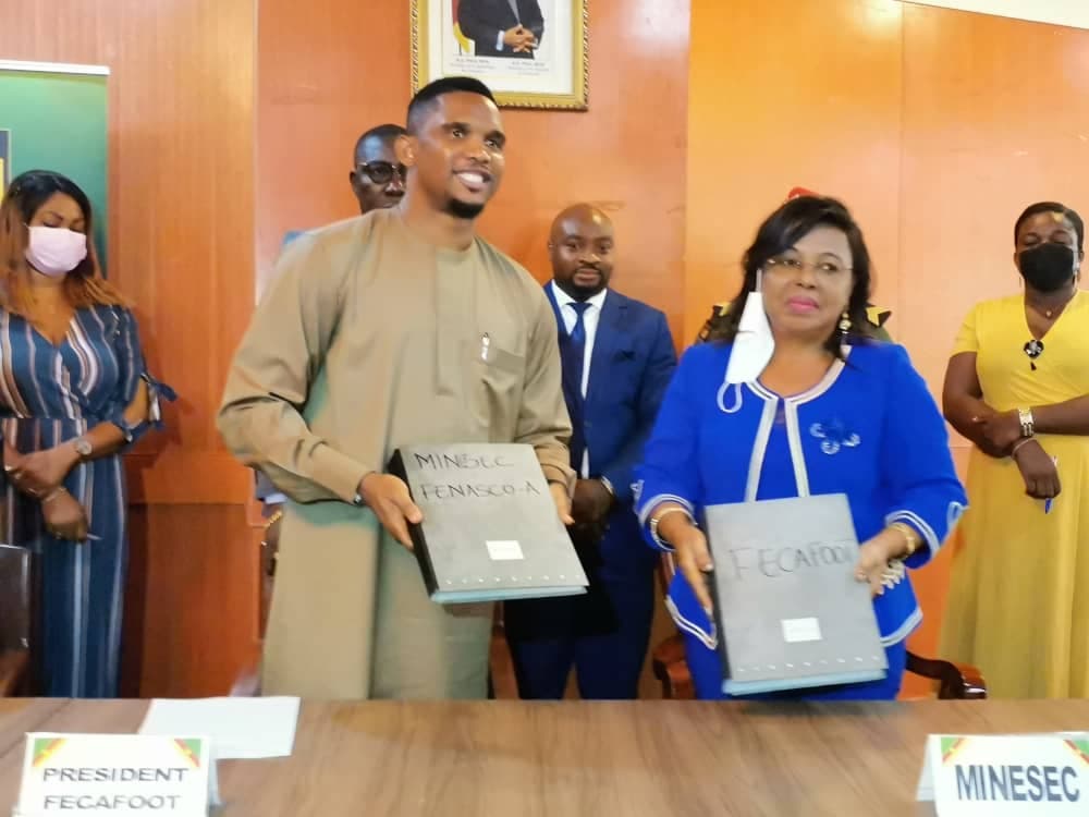 FOOTBALL JEUNES : LA FECAFOOT SIGNE UN PROTOCOLE D’ACCORD AVEC LA FENASCO A