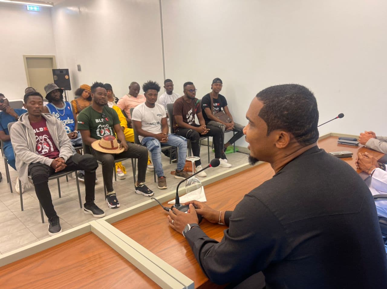 Garoua: Samuel ETO’O rencontre les influenceurs