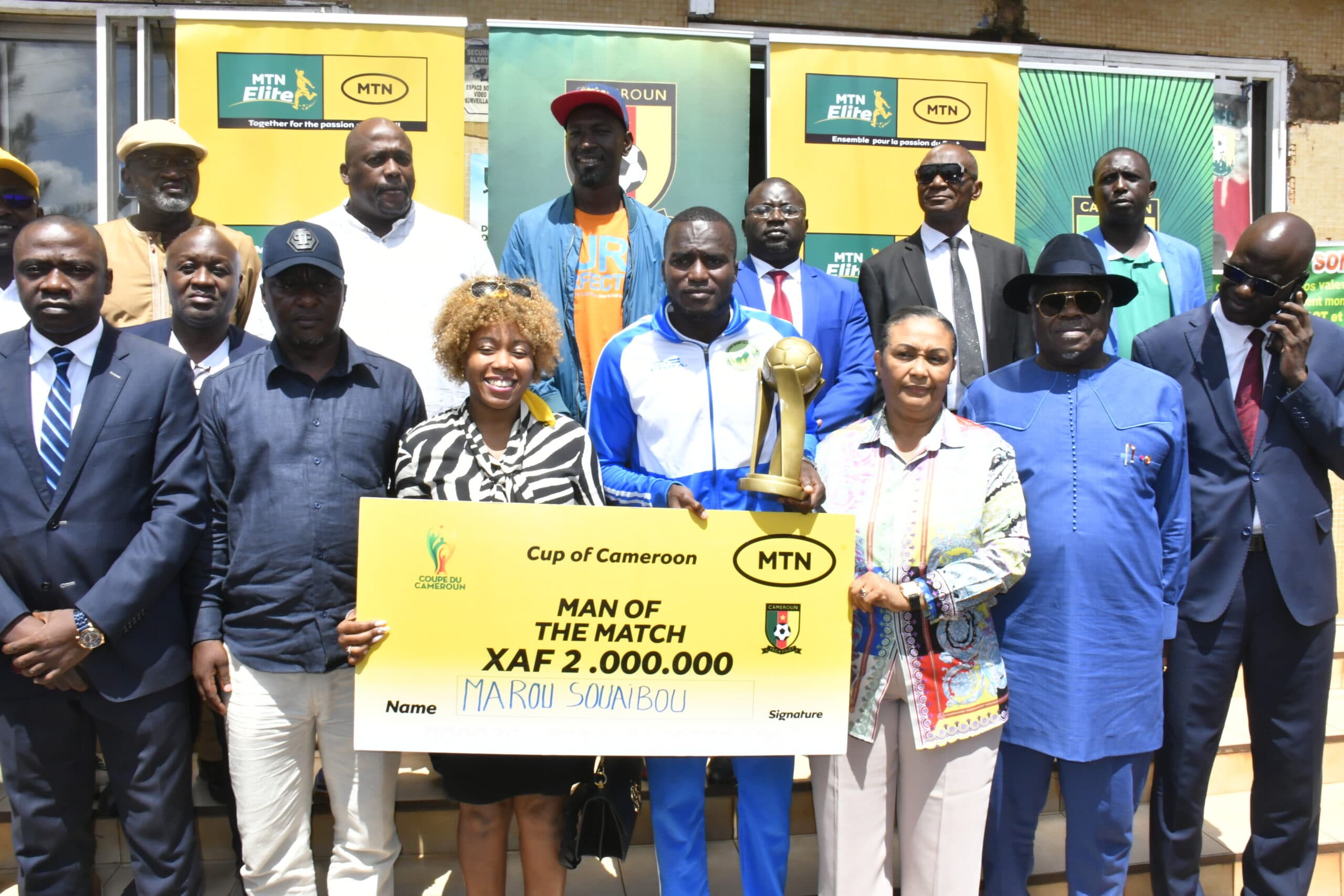 Coupe du Cameroun 2022: Souaibou Marou reçoit 2 millions de francs CFA