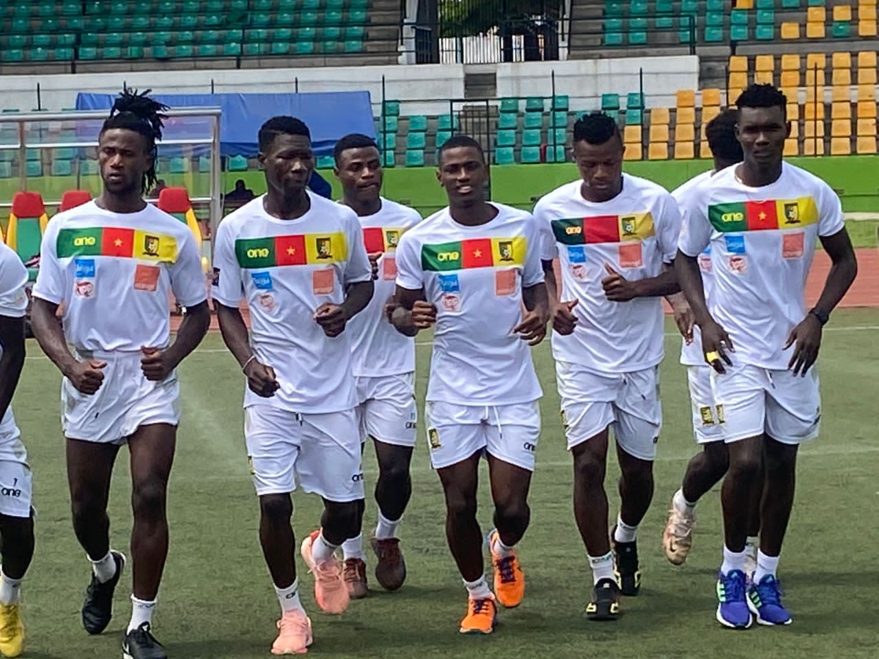 UNIFFAC TOURNAMENT CONGO, BRAZZAVILLE 2022: THE TEAM TRAINED ONCE ON MONDAY DECEMBER 12, 2022, AT THE MASSAMBA DEBAT STADIUM