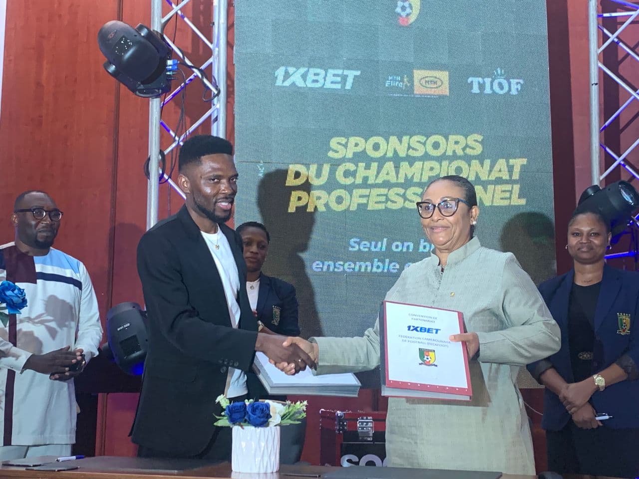 LA FECAFOOT ET 1XBET LIEES POUR 3 ANS