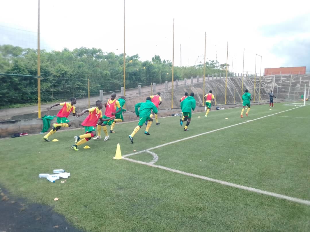 Les Lions U17 en stage à Odza