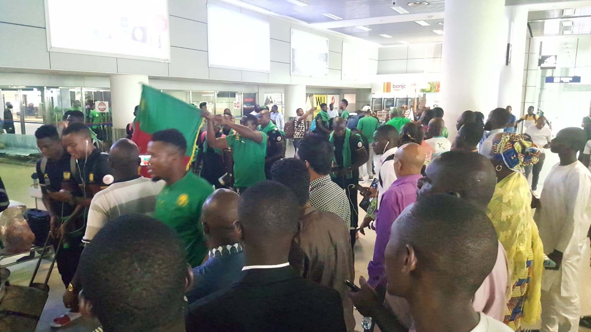 Fans treat Intermediate Lions to a warm welcome in Brazaville