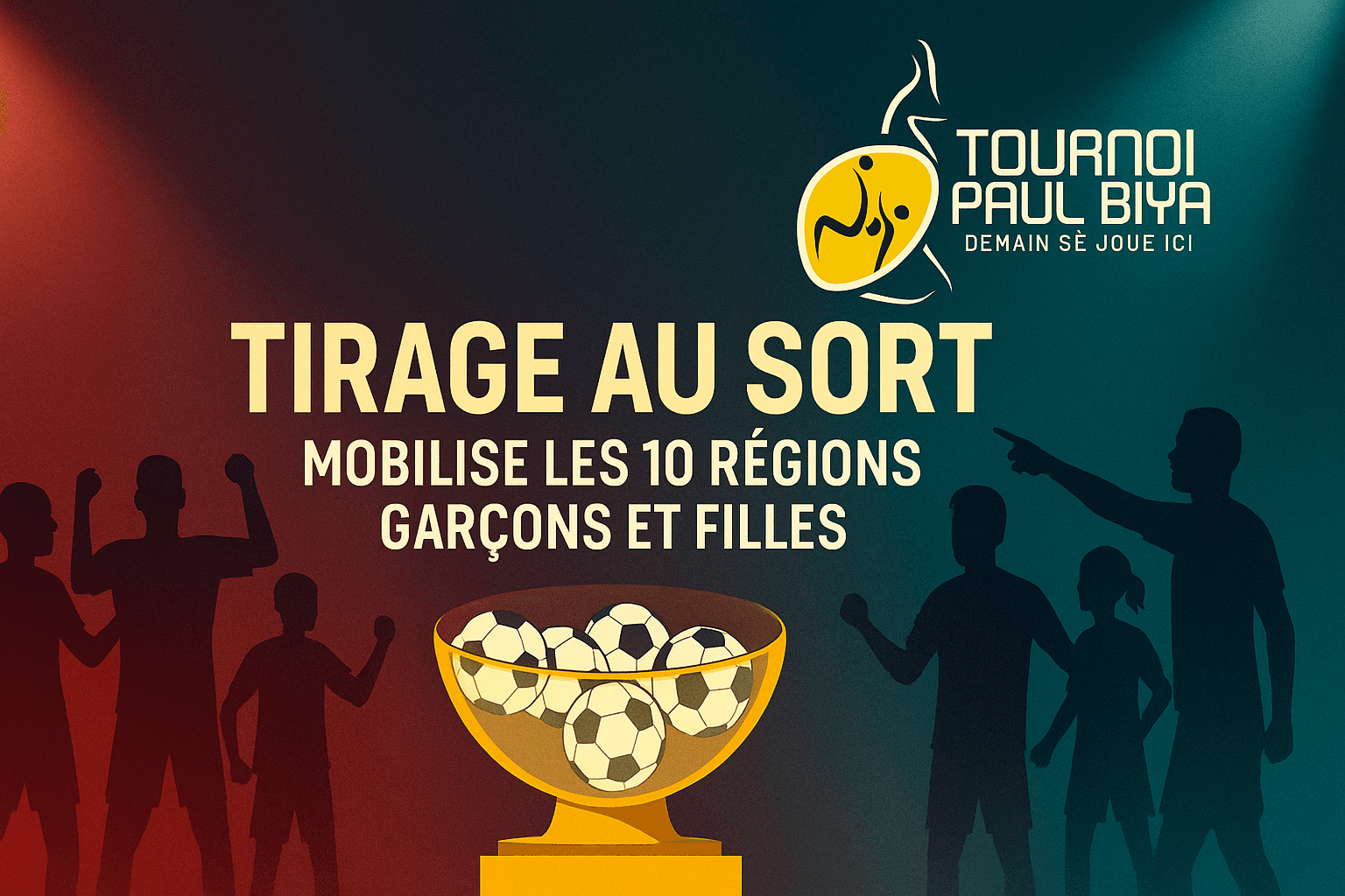 Tournoi Paul Biya - Tirage au sort mobilisant les 10 régions garçons et filles