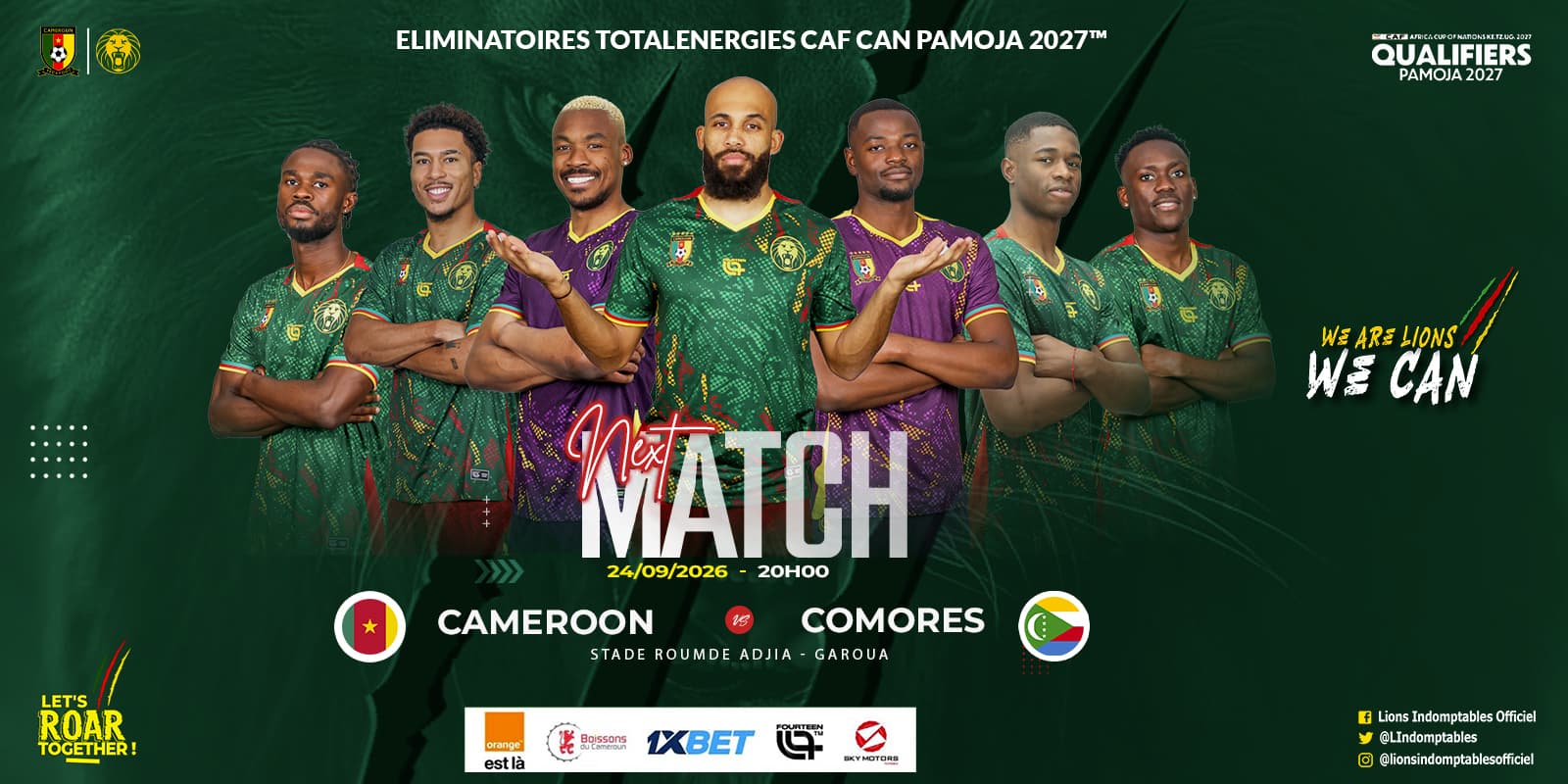 Dossier de press Cameroun vs Comores